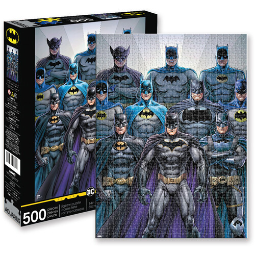 DC Comics Batman Batsuits 500 Pc Jigsaw Puzzle