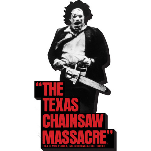 Texas Chainsaw Massacre- B&W Funky Chunky Magnet