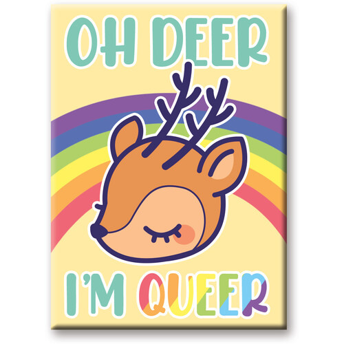 Pride Oh Deer 2.5 x 3.5 Flat Magnet