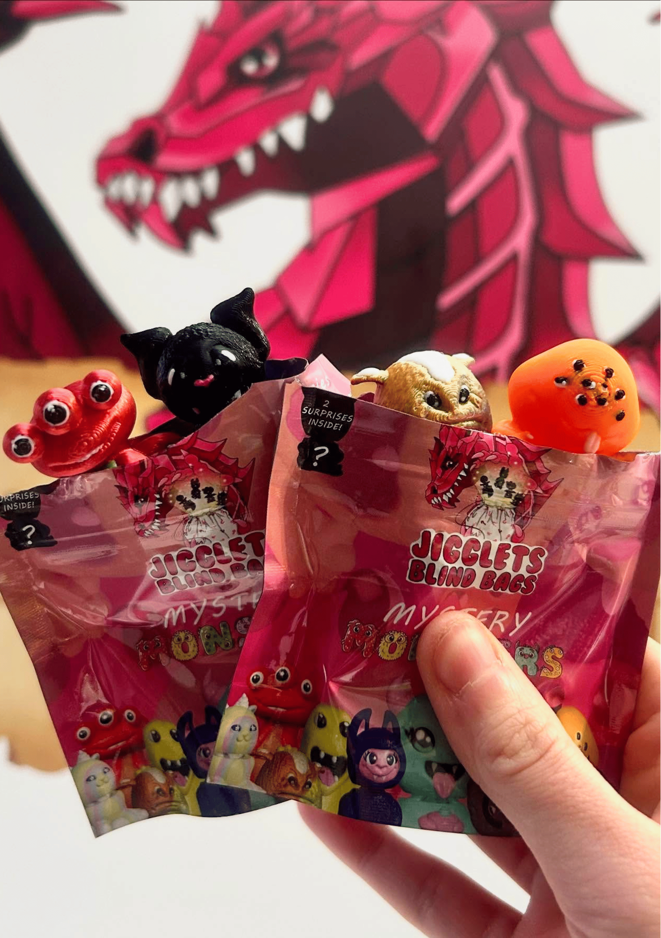 Jigglets - MYSTERY MONSTER BLIND BAGS - DKB Toys and Distribution